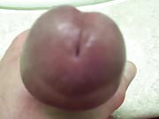 Huge cock head close up sexy who wants some?