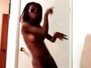 Janelle gets naked