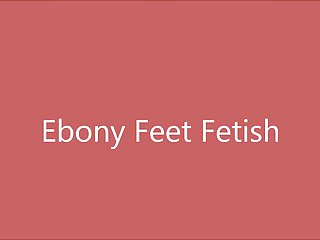 Feet Fetish, JOI, Black Ebony, Amateur