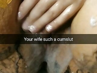 Before, Snapchat, Wife Creampie, Cheating Cumshot