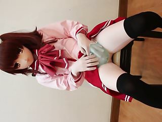 Schools, Masturbate, Kigurumi, School Girl